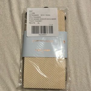 NWT Anthropologie Fishnet Tights